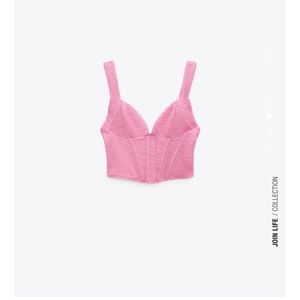 Zara pink textured set